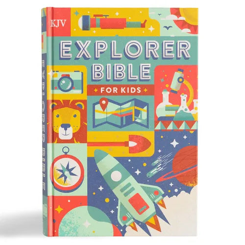KJV Explorer Bible for Kids, Hardcover: Placing God's Word in the Middle of God's World - Hardcover