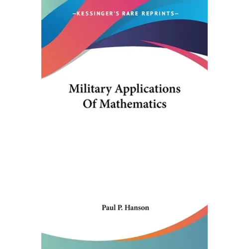 Military Applications Of Mathematics - Paperback
