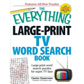 The Everything Large-Print TV Word Search Book: Large-Print Word Search Puzzles for Super TV Fans - Paperback