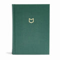 CSB He Reads Truth Bible, Evergreen Cloth Over Board: Black Letter, Wide Margins, Notetaking Space, Reading Plans, Sewn Binding, Two Ribbon Markers, E - Hardcover