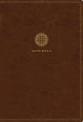 Rvr60, Santa Biblia, Letra Supergigante, Leathersoft, Café, Con Índice Y Cierre, Comfort Print - Leather