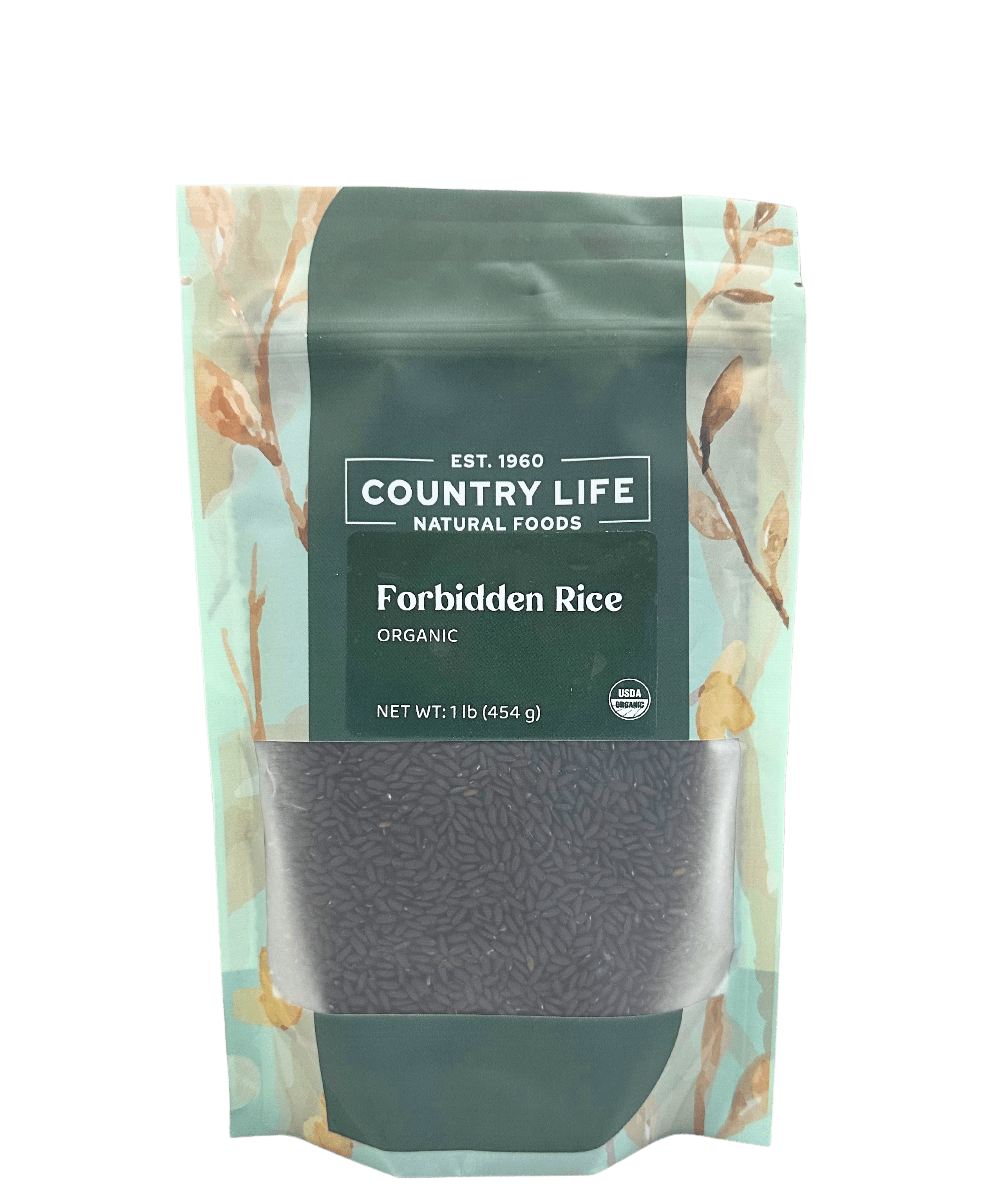 Forbidden Rice, Black, Organic (Black Pearl Rice)