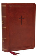 Nkjv, Reference Bible, Compact, Leathersoft, Brown, Red Letter Edition, Comfort Print: Holy Bible, New King James Version - Imitation Leather