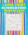 Large Print Summertime Word Search - Paperback
