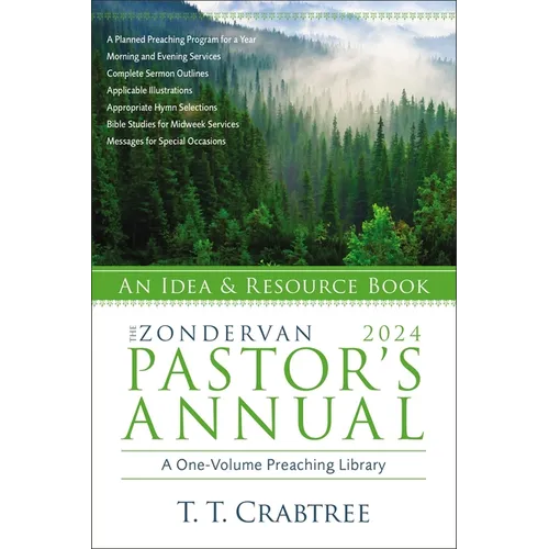 The Zondervan 2024 Pastor's Annual: An Idea and Resource Book - Paperback