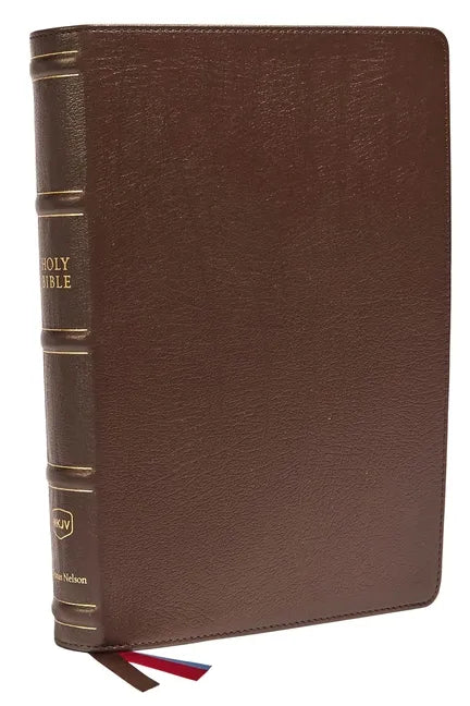 Nkjv, Large Print Verse-By-Verse Reference Bible, MacLaren Series, Genuine Leather, Brown, Comfort Print: Holy Bible, New King James Version - Leather