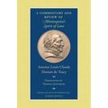A Commentary and Review of Montesquieu's Spirit of Laws - Paperback