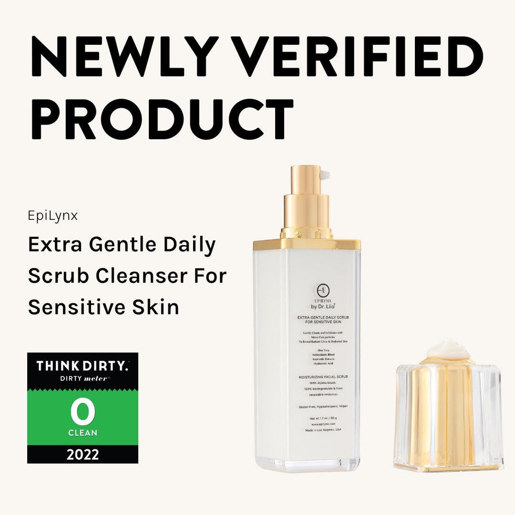 Gentle Exfoliating Face Scrub – Hyaluronic Acid, Aloe Vera & Biodegradable Jojoba Beads