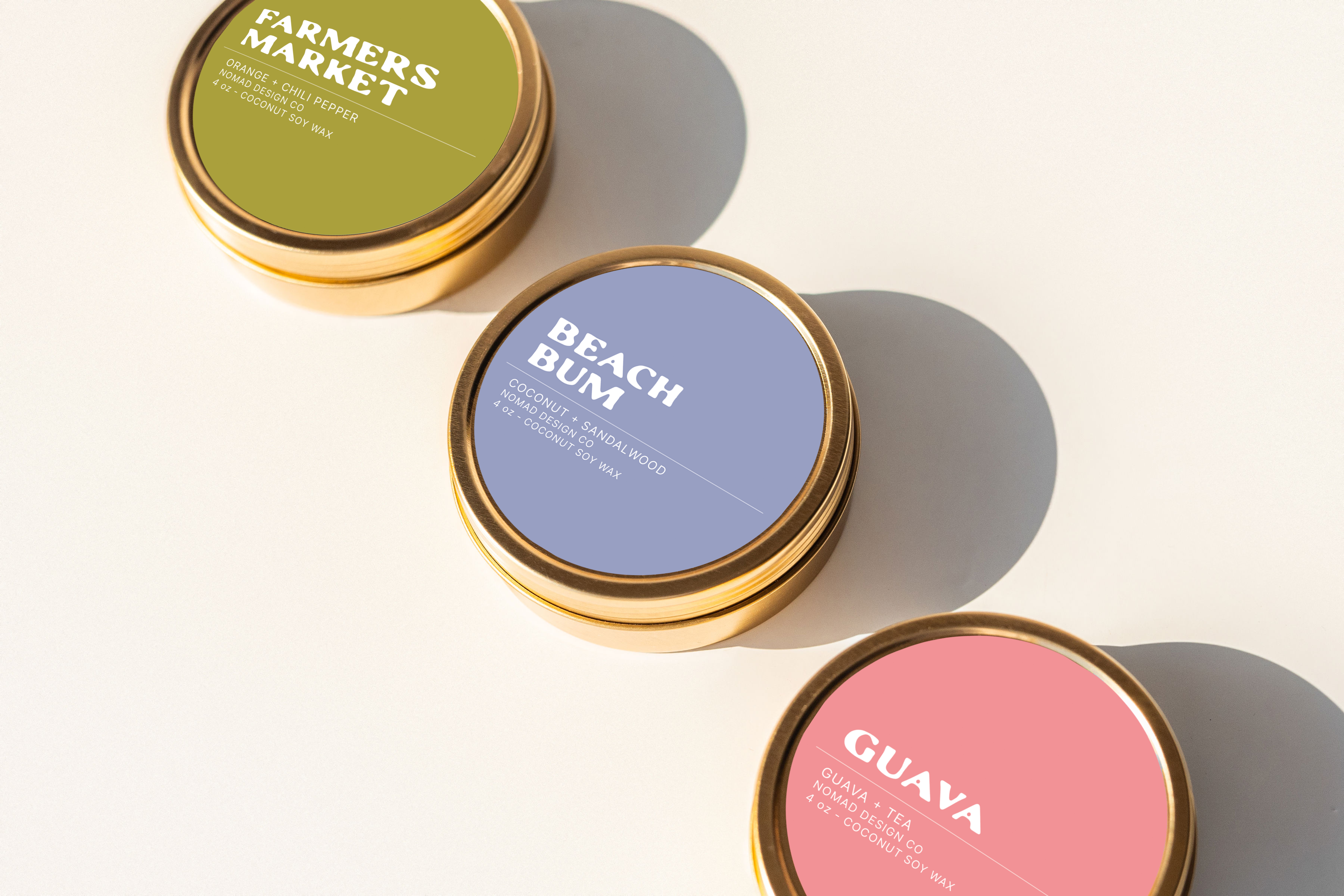 Farmers Market Travel Tin Candle