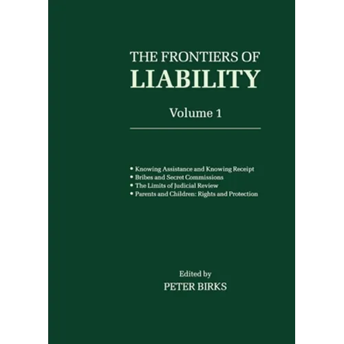 Frontiers of Liability - Paperback