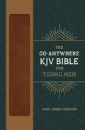 The Go-Anywhere KJV Bible for Young Men [Woodgrain Chestnut] - Imitation Leather