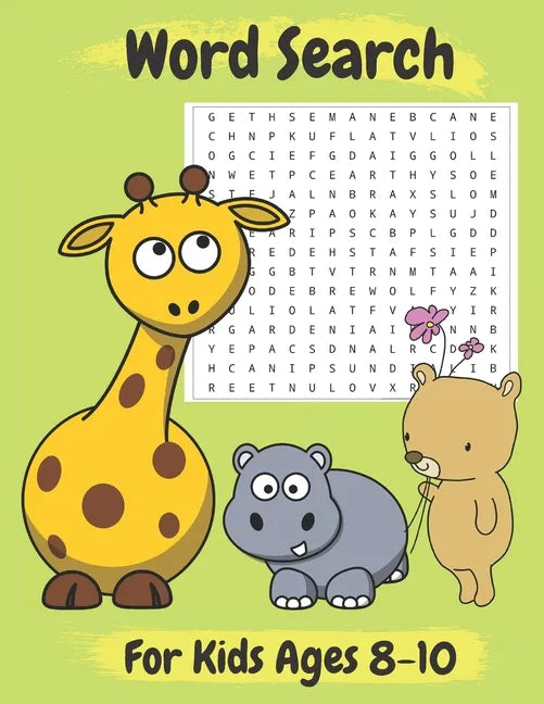 Word Search For Kids Ages 8-10: Amazing 100 Word Puzzles and Solutions- Practice Spelling, Learn Vocabulary, and More- Perfect Gift for Kids Ages 8-10 - Paperback