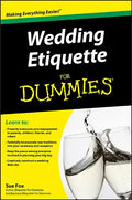Wedding Etiquette for Dummies - Paperback