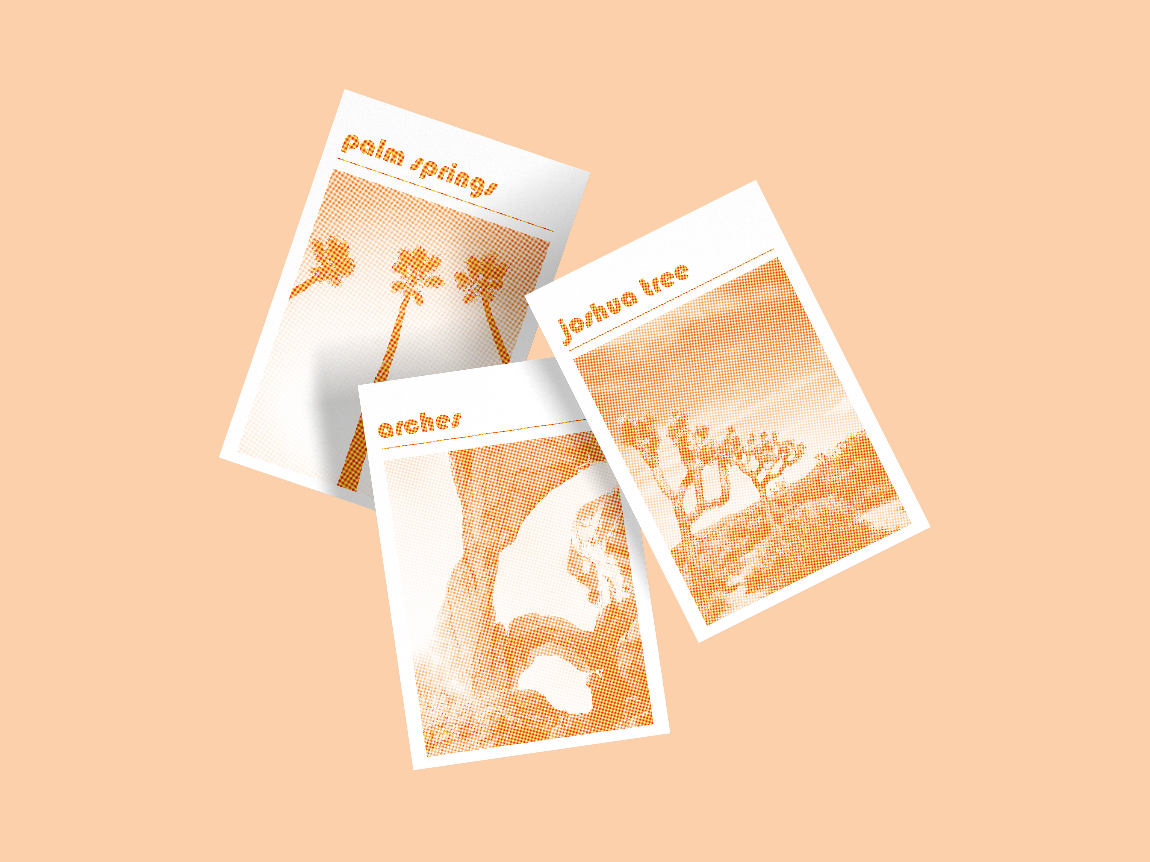 Arches National Park Print, Orange
