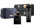 GIFT/SET BVLGARI MAN IN BLACK 3 PCS. 100ML EDP SPRAY + 100ML A/SHAVE BALM + POUCH MEN:DESIGNER:BVLGAR Perfume By BVLGARI For MEN