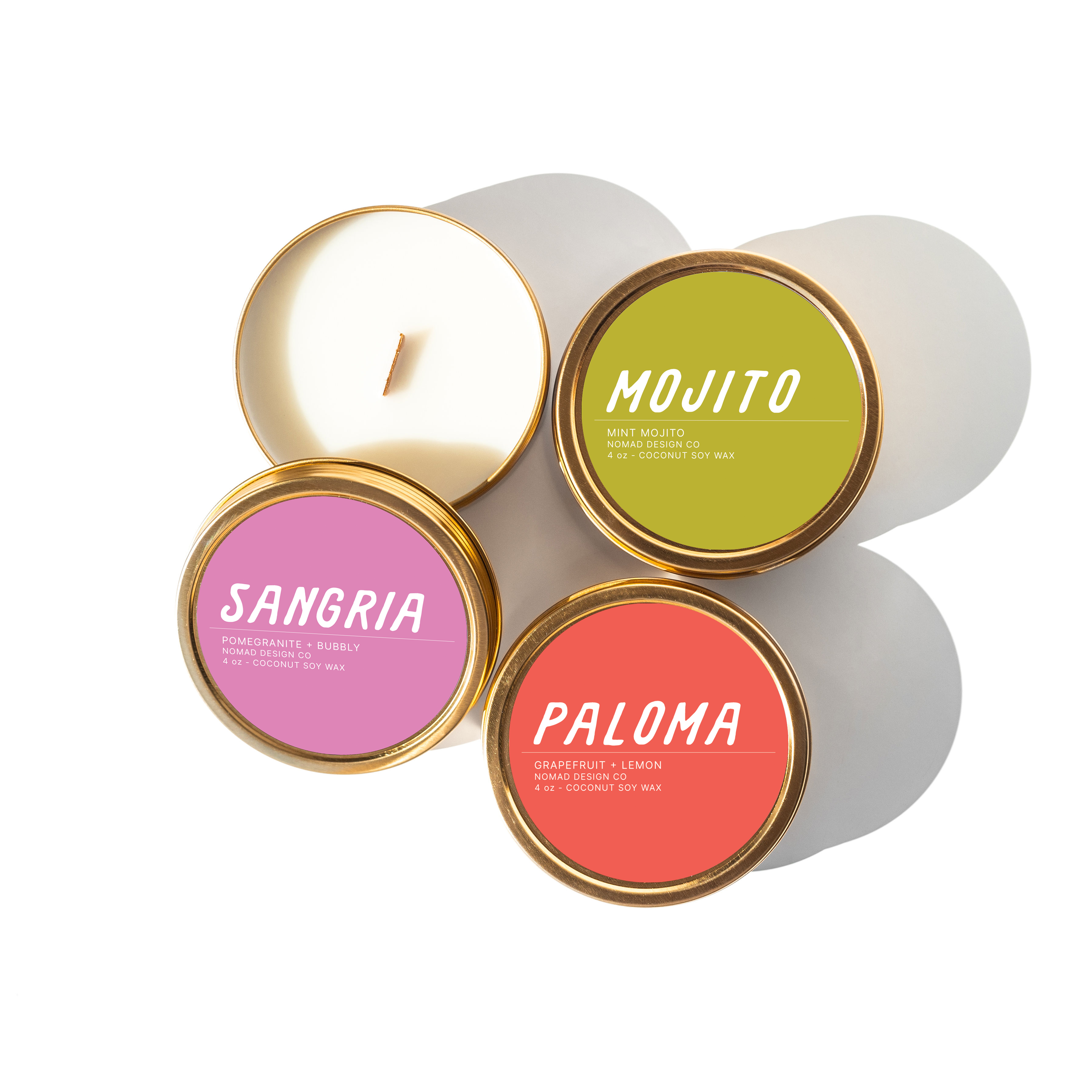 Sangria Travel Tin Candle
